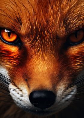 Fox Close Up Photography