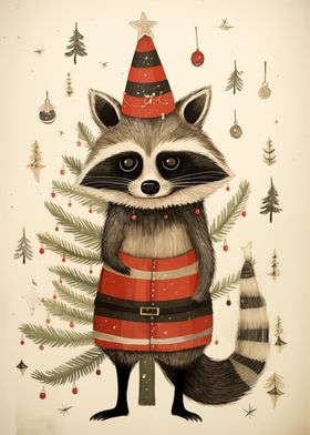 Xmas Raccoon