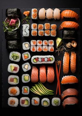 Sushi Array Elegance