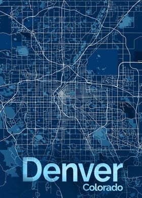 Denver City Street Map