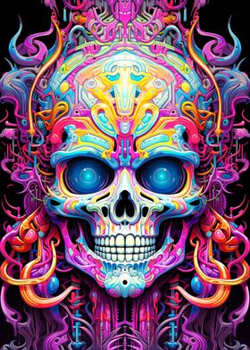 Psychedelic Skull 5