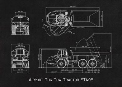 Airport Tug Tow Tractor FT