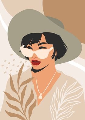 Stylish Women Portrait