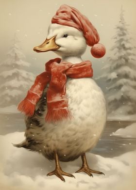 Snowy Noel Duck