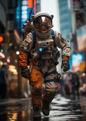 Astronaut Walking