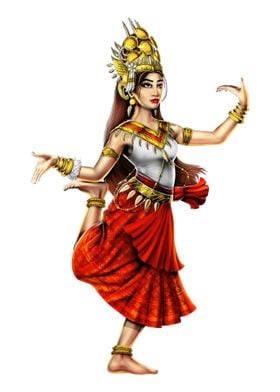 Cambodian Apsara Dancer