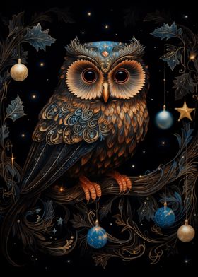 Owl Art Planet