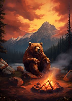 Grizzly Campfire