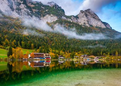 Lake Hintersee in Bavaria