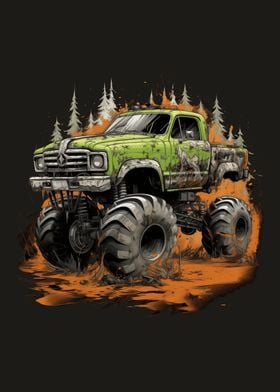 V8 monster truck