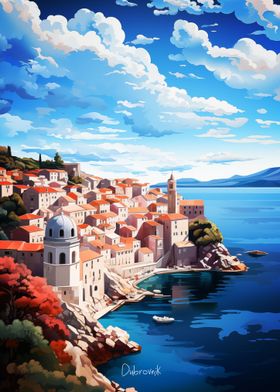 DUBROVNIK Oil Painting