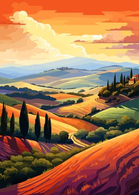 Tuscan Hills of Italy