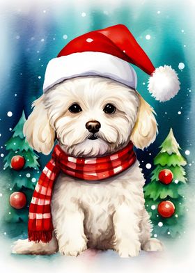 Bichon frise Dog Cristmas