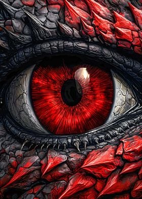 Fiery Dragon Eye