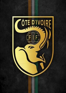 Ivory Coast Football Emble