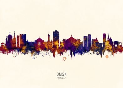 Omsk Russia Skyline