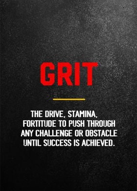 grit