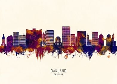 Oakland California Skyline