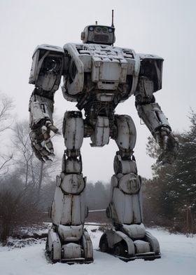 Robot in Snow