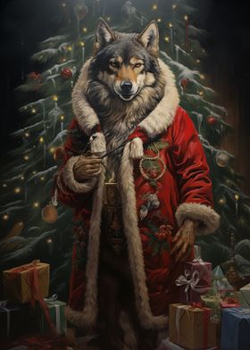 Jolly Wolf Christmas