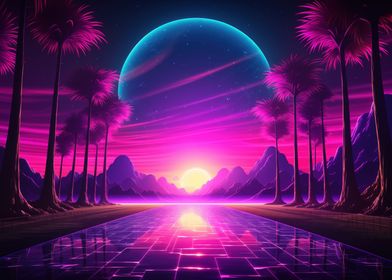 Synthwave Sunset Serenity