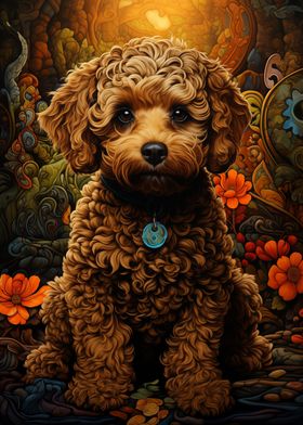 Celtic Poodle Art