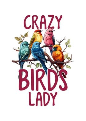 Crazy Birds Lady Bird