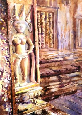 Apsara statue Ankgkor Wat