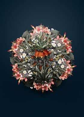 Fritillaries Flower Wreath