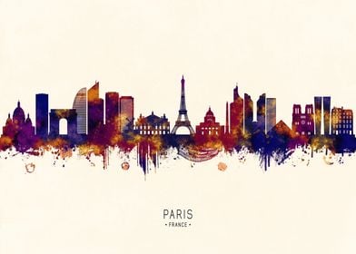 Paris France Skyline