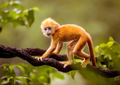 Golden Snub Nosed Monkey