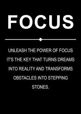 Focus Motivation Quote