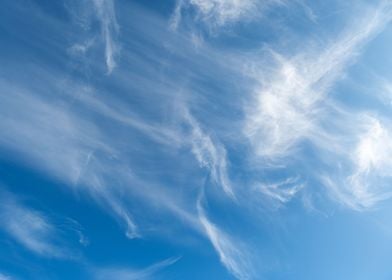 Blue sky and white clouds