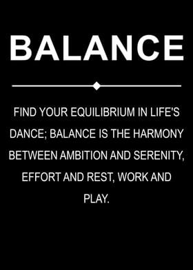 Balance Motivation Quote