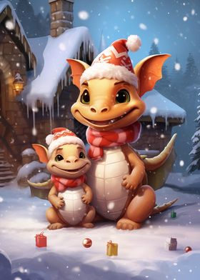 Dragon Family Xmas