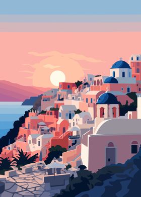 Santorini Greece Sunset