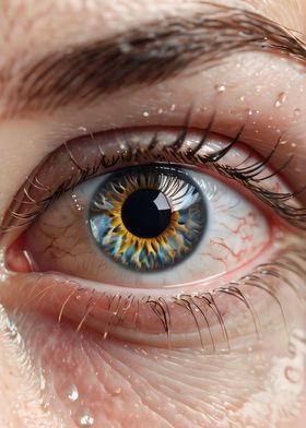 Closeup Eye photography