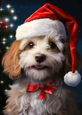 Cute Christmas Dog 01