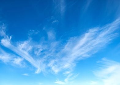 Blue sky and white clouds