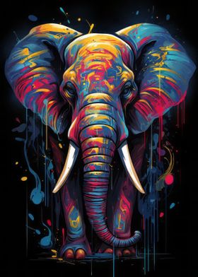 Elephant Abstract