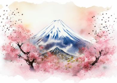 Mount Fuji Cherry Blossom