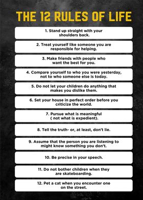 the 12 rules of life