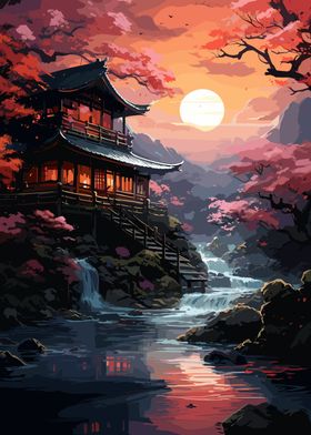 Japanese Landscape Anime