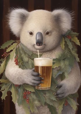 Christmas Koala Beer