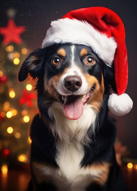 Christmas Dog Portrait 02
