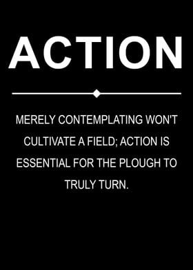 Action Motivation Quote