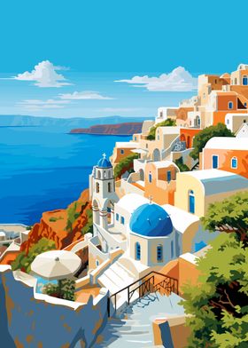 Spring Santorini Travel