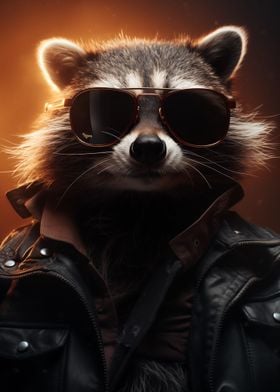 Cool Raccoon Sunglasses