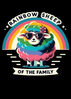 Rainbow Sheep Of The