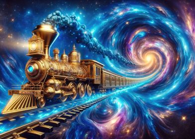 Cosmic Steampunk Train 02